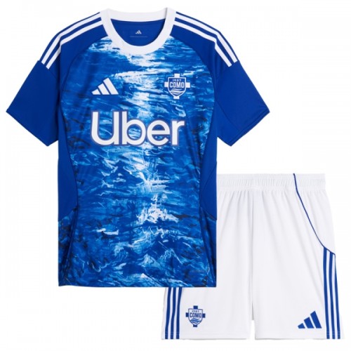 Original Trikotsatz Como Heimtrikot 2025-26 Für Kinder Original Trikotsatz Como Heimtrikot 2025-26 Für Kinder